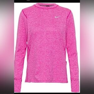 Nike Long Dry-Fit Running Performance Top - Hot Pink